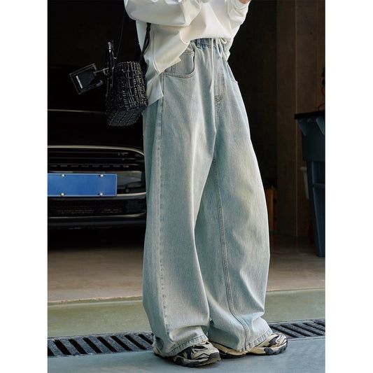 Pantalones Casuales Sueltos Azul Claro para Mujer - Corte Relajado y Cómodo - Image 2