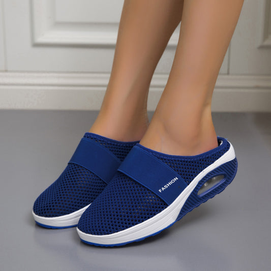Pantuflas Baotou de Malla Ligera con Cuña - Tallas Grandes - Image 2
