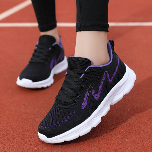 Tenis Deportivos Negros para Mujer - Malla Transpirable y Suela Acolchada - Image 2