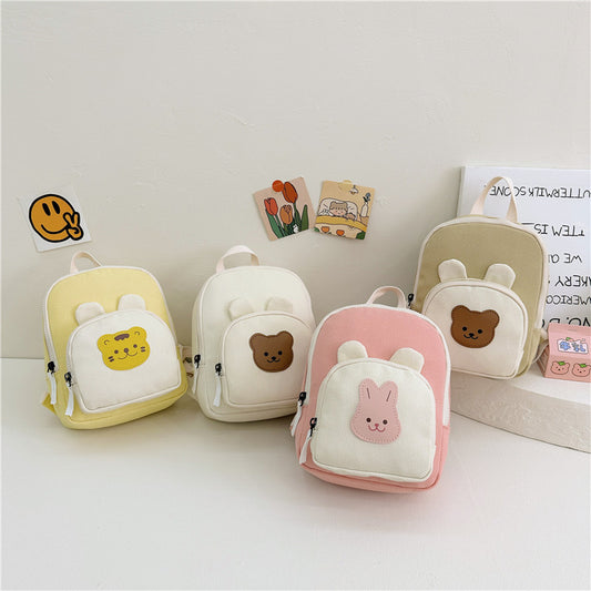 Mochila Infantil Diseño Conejo con Combinación de Colores - Image 2