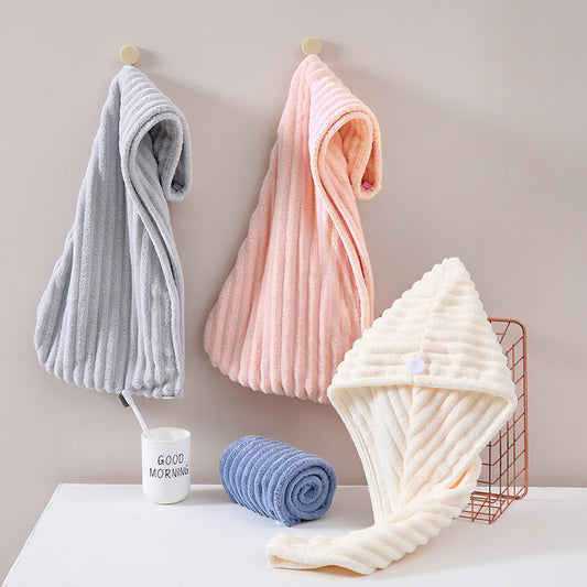 Toalla Turbante Absorbente Velvet para Secado Rápido de Cabello - Image 2