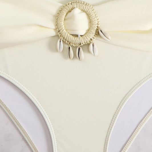 Bikini Dividido con Borlas para Playa y Aguas Termales - Image 2