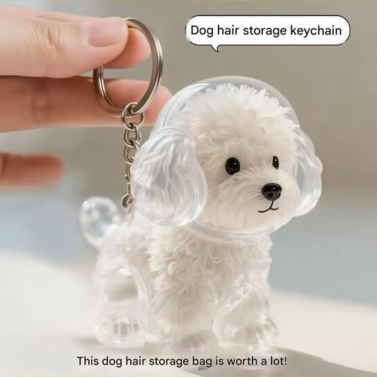 Caja Transparente de Almacenamiento para Peluche de Cachorro - Adorno Decorativo Antipolvo - Image 2