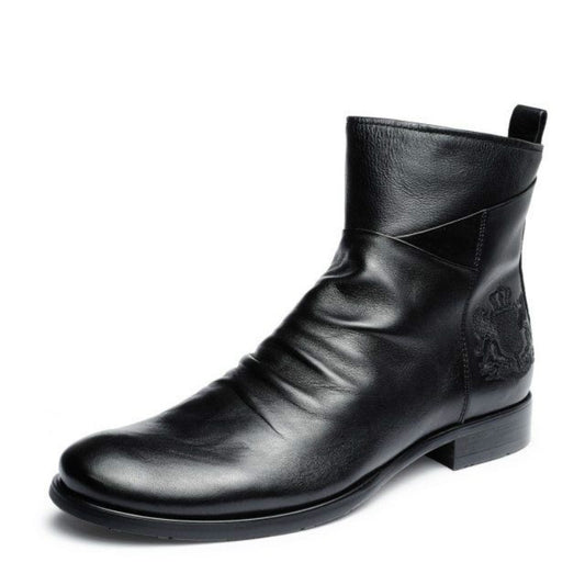 Botas Retro Altas para Hombre - Estilo Urbano Trendy - Image 2
