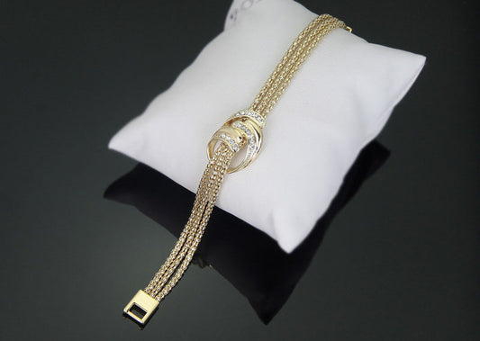 Conjunto de Joyas Elegantes: Collar, Pulsera, Aretes y Anillo - Image 2