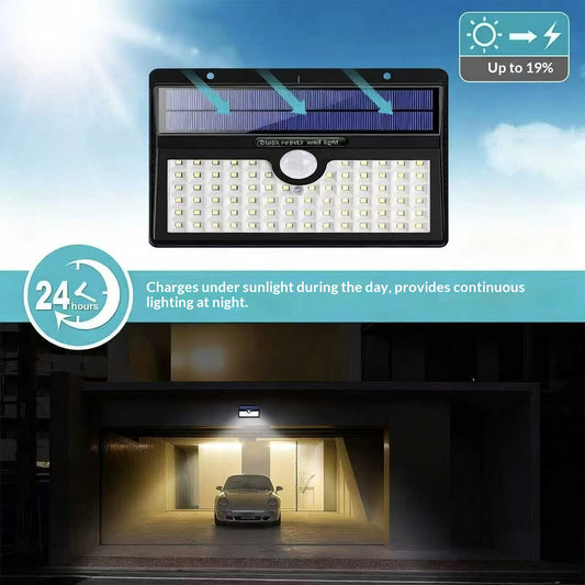 Lámpara Solar de Pared con Sensor de Movimiento 78 LED Impermeable - Image 2