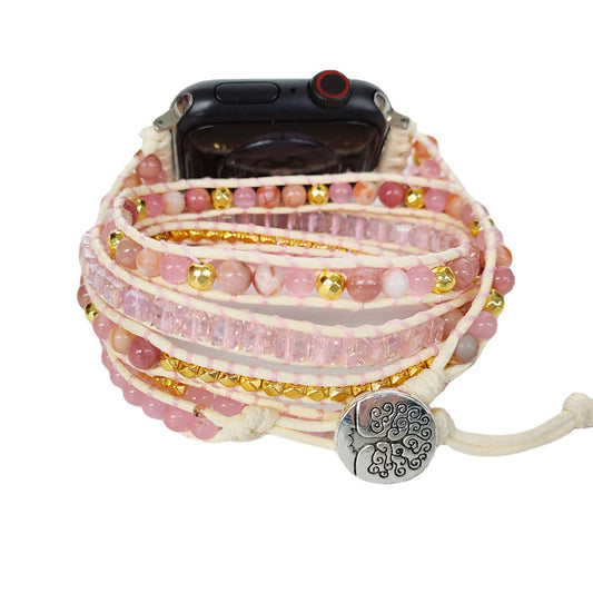 Reloj de Pulsera con Banda Tejida de Cuarzo Natural - Image 2