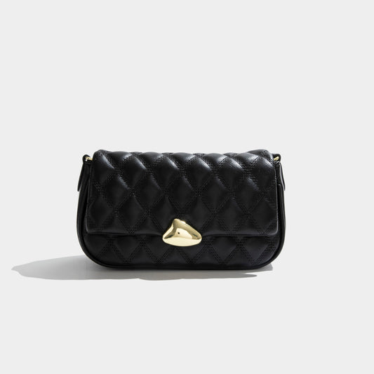 Bolso de Cuero Candy Color con Cadena Rombo para Mujer - Image 2