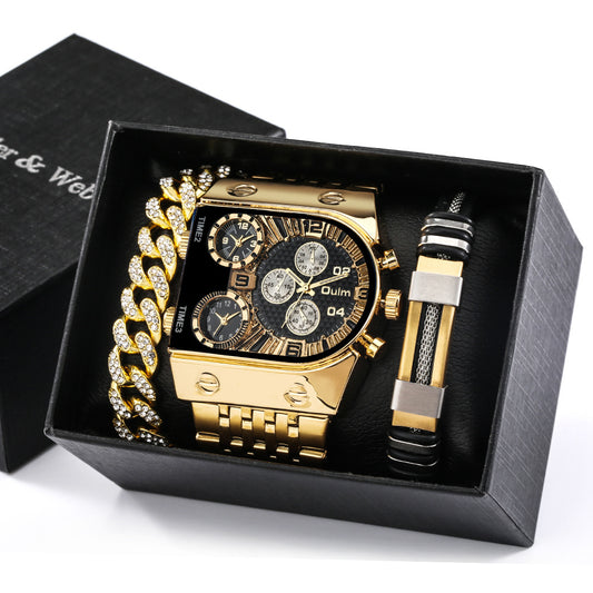 Reloj de Acero Multihuso con Esfera Grande para Hombre - Image 2