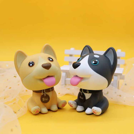 Perrito Bobblehead Movedor de Cabeza para Auto - Adorno Interior Divertido - Image 2