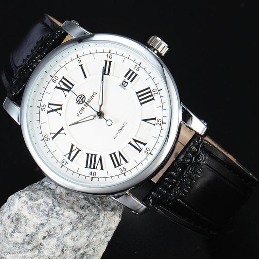 Reloj Mecánico Hueco Casual Europeo Americano para Hombre - Image 2