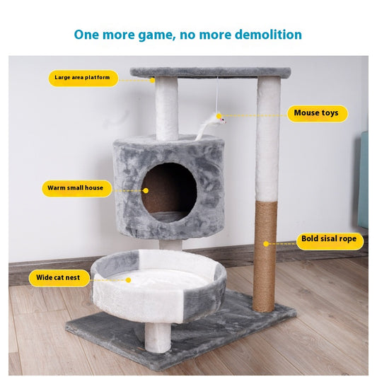Centro de Juegos y Rascador para Gatos - Árbol Felino Multifuncional - Image 2