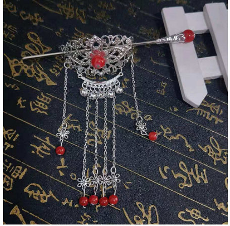 Horquilla Clásica con Borlas Largas - Accesorio de Traje Antiguo - Image 2