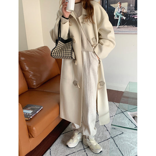 Abrigo de Lana Holgado Casual Midi - Image 2