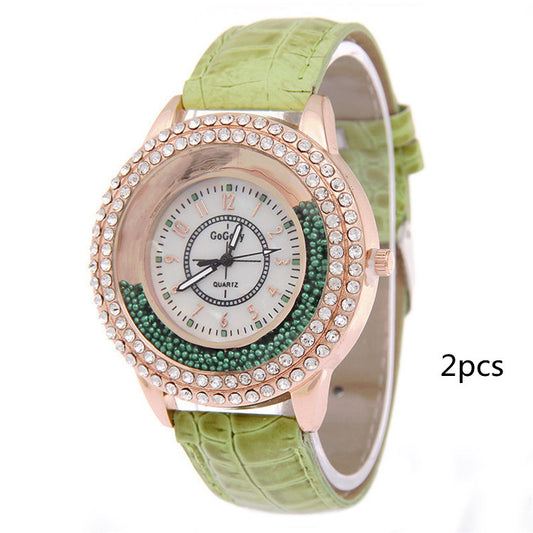 Reloj de Cuarzo para Mujer con Diamantes y Efecto Quicksand - Image 2