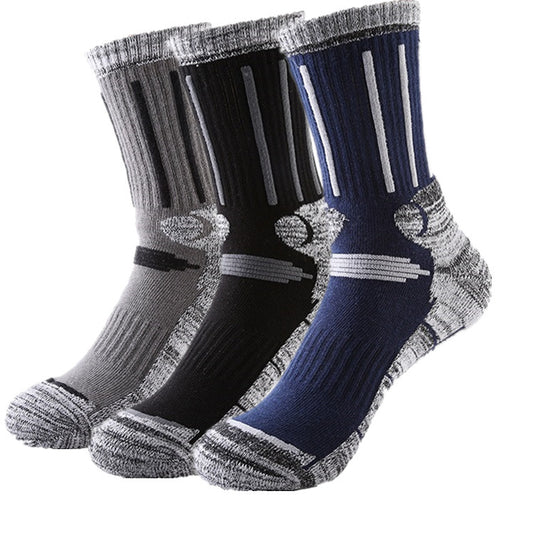 Calcetines Deportivos de Algodón Grueso para Correr y Baloncesto - Secado Rápido y Desodorantes - Image 2