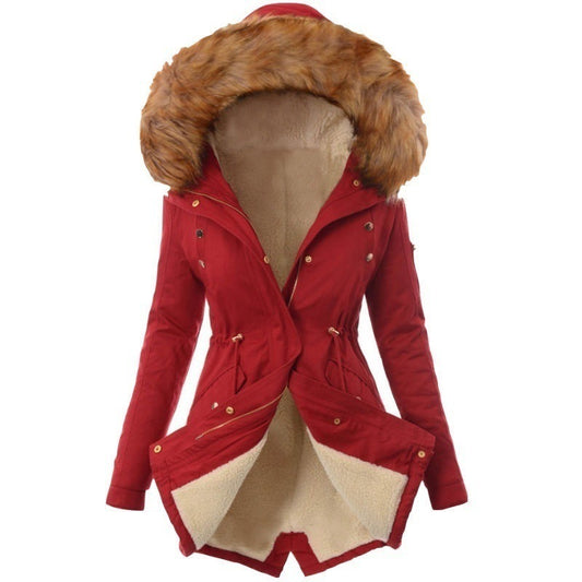 Chaqueta Acolchada Slim Fit con Capucha y Cierre - Abrigo Cálido para Mujer - Image 2