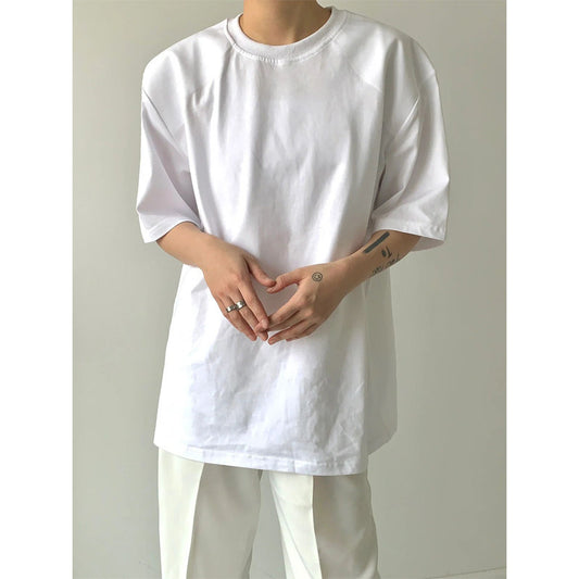 Playera de Algodón Manga Corta para Hombre - Colores Lisos - Image 2