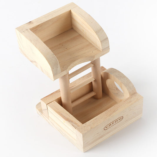 Torre de Observación para Hámster - Juguete Antimordedera de Madera - Image 2