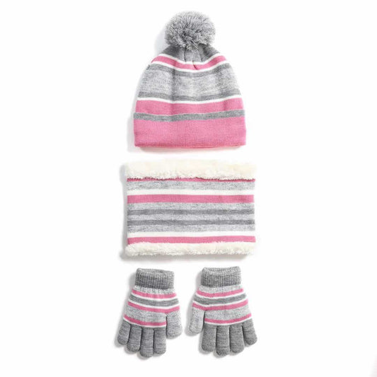 Conjunto Invernal Completo: Gorro, Bufanda y Guantes Acolchados - Image 4