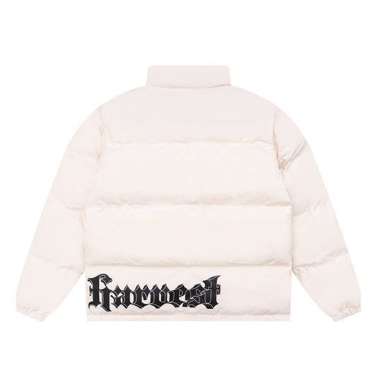 Chaqueta Acolchada Estampada con Cuello Alto para Hombre - Image 2