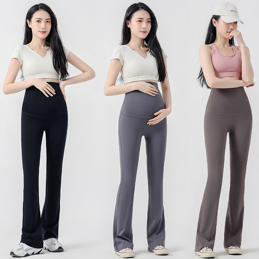 Pantalones Yoga Premamá Acampanados - Comodidad y Estilo para el Embarazo - Image 2