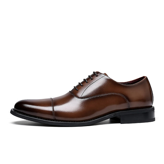 Zapatos de Vestir Elevadores para Hombre Estilo Británico en Cuero - Image 2