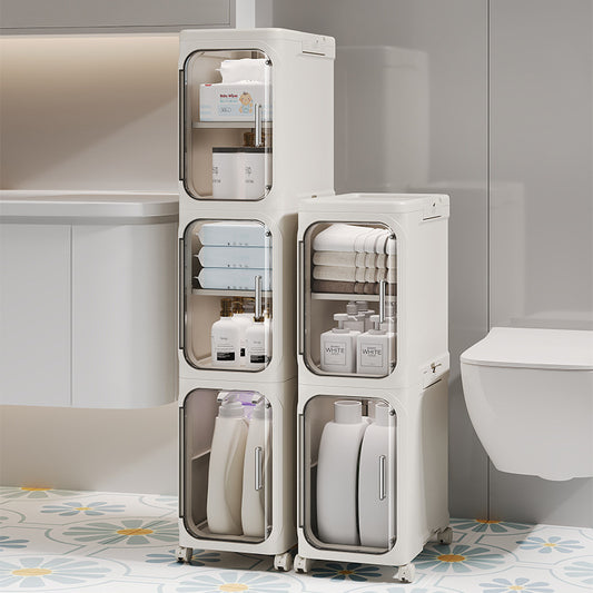 Gabinete Organizador Plegable Multifuncional para Baño - Image 2