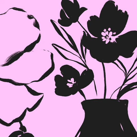 Cachetero Flor Rosa
