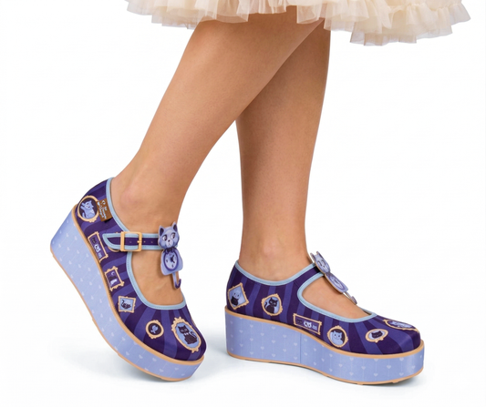 Chocolaticas® Purrfect Time Women's Mary Jane Platform