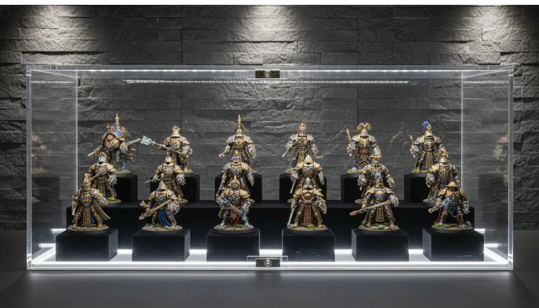 La anatomía de una colección perfecta: Cajas de acrílico y trucos de exhibición para miniaturas