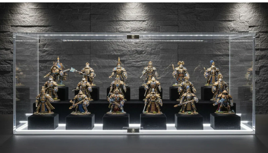 La anatomía de una colección perfecta: Cajas de acrílico y trucos de exhibición para miniaturas