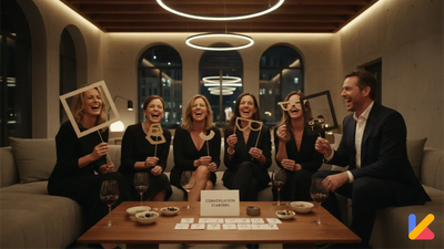 Los 4 rompehielos más ingeniosos para que sus invitados interactúen y rían al instante