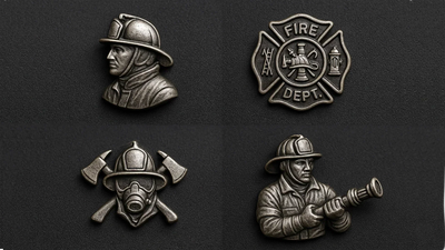 Símbolos de honor: cómo decorar tu espacio con orgullo de bombero
