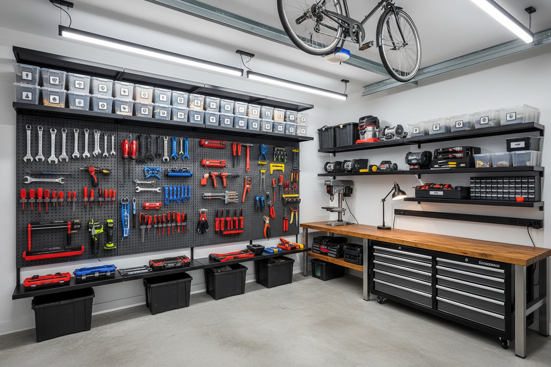 Aprovecha el espacio vertical: Organizadores de pared y soportes inteligentes para liberar tu garaje y taller