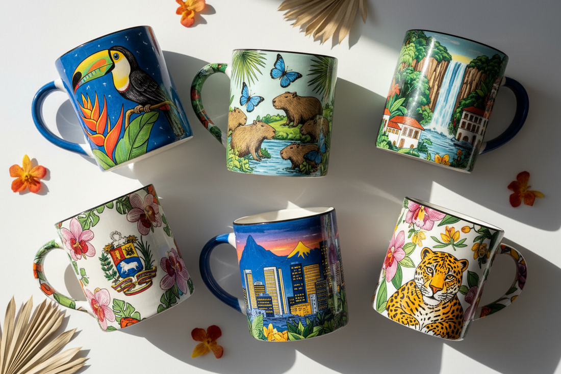 Tazas de Nostalgia e Identidad: Los Rincones de Nuestra Tierra en Tu Café Diario