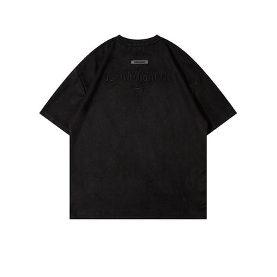 Camiseta Hombre Alfabeto Retro Bordado - Image 3