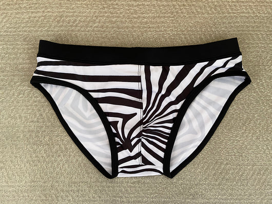 Bóxer de Baño Estampado Cebra Talle Bajo Hombre Sexy - Image 6