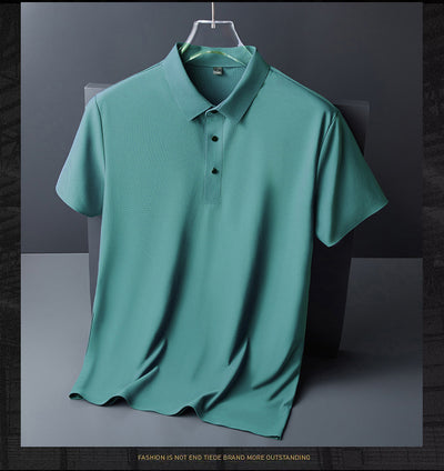 Camiseta Manga Corta Transpirable con Solapa para Hombre - Image 16