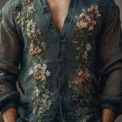 Cardigan Tejido con Tecnología 3D para Hombre - Image 6