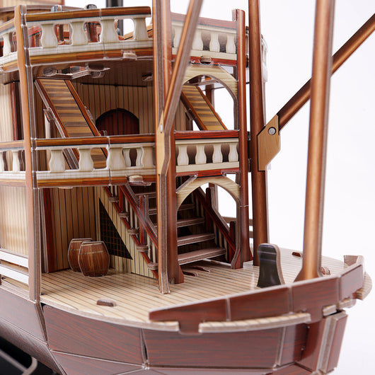 Modelo de Barco de Vapor del Río Mississippi - Puzzle 3D Estéreo - Image 8