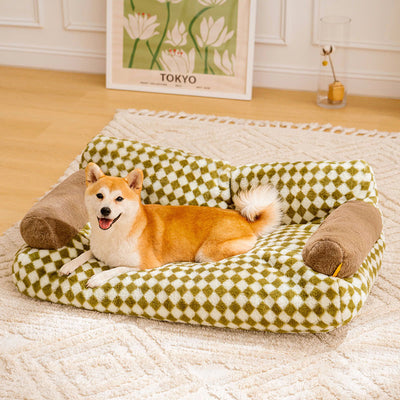 Casa Cama para Mascotas Acolchada Desmontable y Lavable - Todas las Estaciones