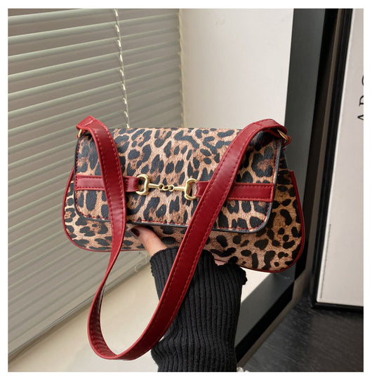 Bolso de Hombro Estampado Leopardo Lujo Ligero para Mujer - Image 23