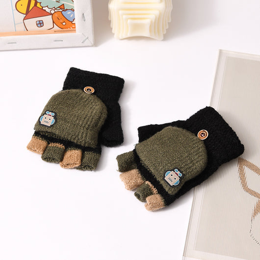 Guantes Tejidos Mitón Cálidos y Adorables para Niños - Image 8
