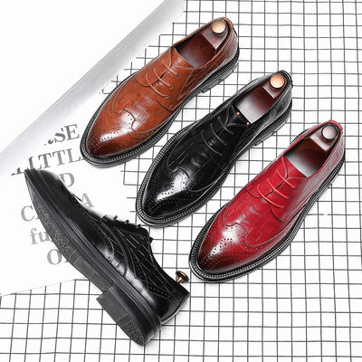 Zapatos de Cuero para Hombre con Punta Afilada y Caña Media - Image 14