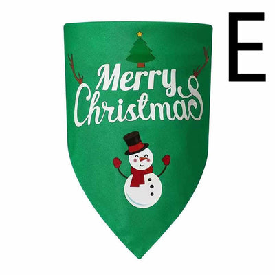 Pañuelo Triangular Navideño para Perros de Doble Capa - Image 3