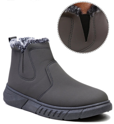 Botas de Invierno para Hombre con Diseño V Cutout y Forro de Peluche - Image 17