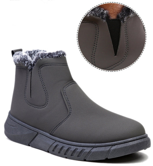Botas de Invierno para Hombre con Diseño V Cutout y Forro de Peluche - Image 17