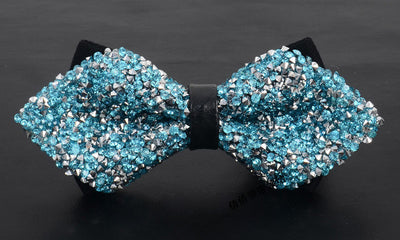 Corbatín de Diamantes Coreano para Boda - Estilo Elegante con Strass - Image 5