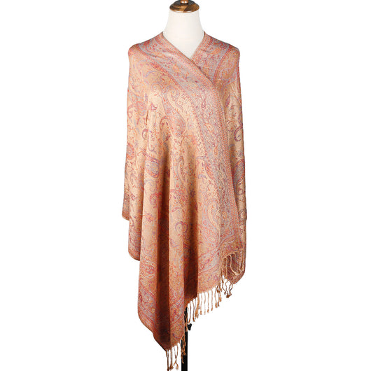 Bufanda Étnica Jacquard con Patrón Anacardo y Borlas - Estilo Europeo y Americano - Image 10